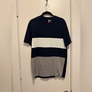 ASOS Men’s Small Colorblocking Blue and Gray Shirt NWOT Small Organic